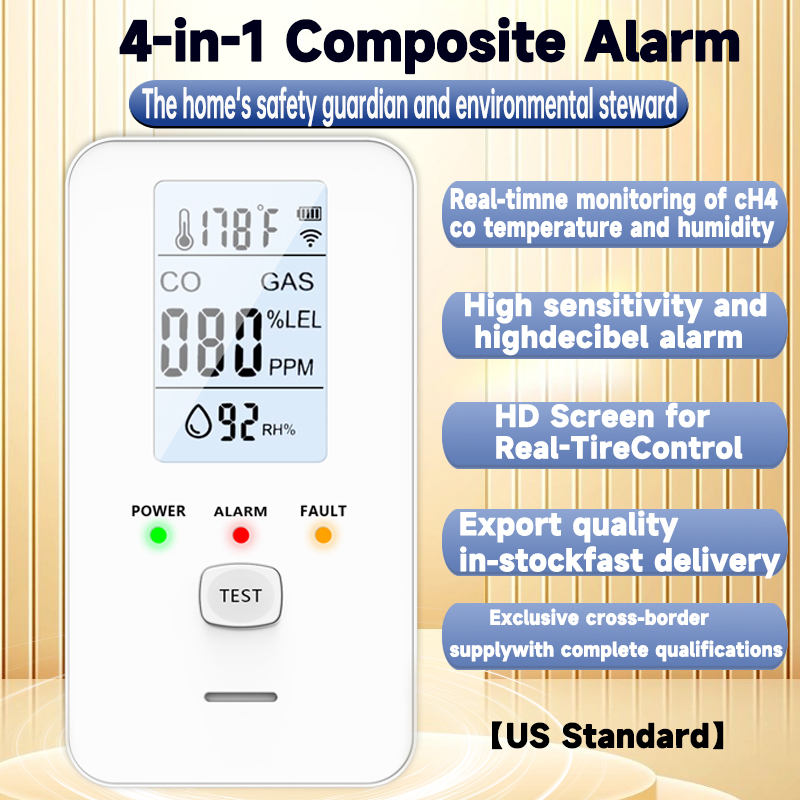 4 In 1 Gas Detector Carbon Mon - Co Detector Plug ulasan dan harga