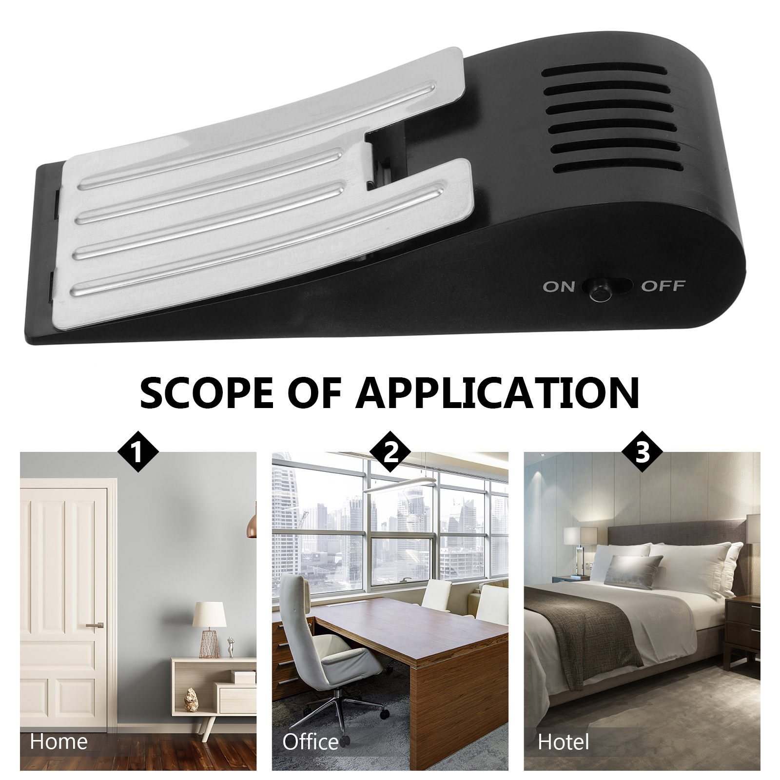 Door Stop Alarm Wedge High Dam - Door Stop Alarm ulasan dan harga