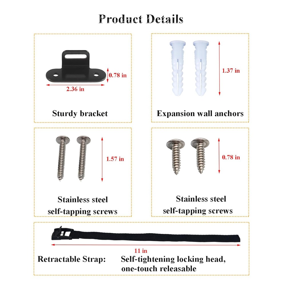 Easy Install Earthquake Proof  - Earthquake Anchor Strap ulasan dan harga