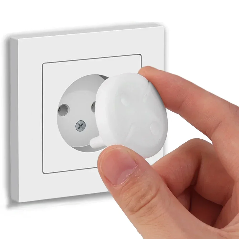 White Electrical Safety Socket - Outlet Cover Baby ulasan dan harga