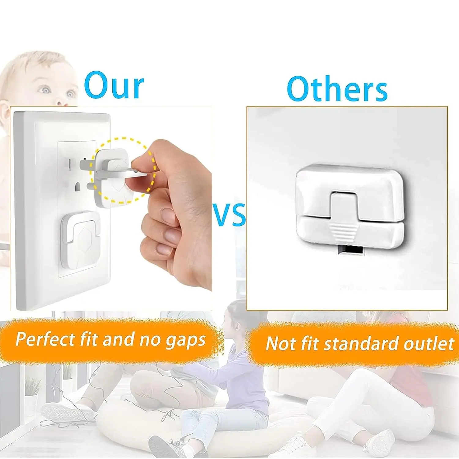 1-20Pc Baby Proof Outlet Cover - Outlet Cover Baby ulasan dan harga