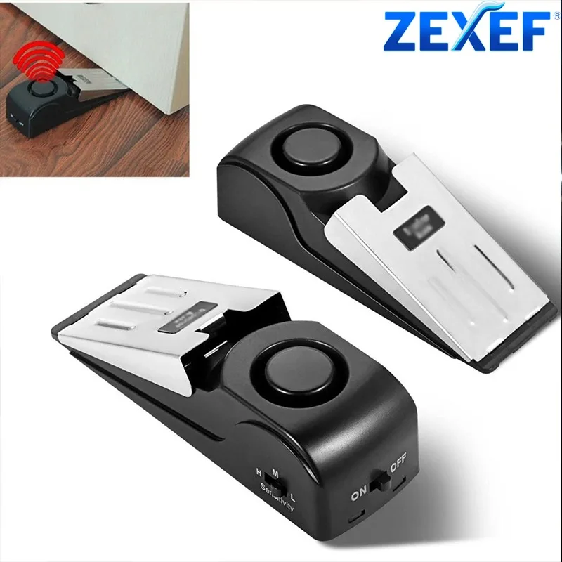 ZEXEF mini security protection - Door Stop Alarm ulasan dan harga