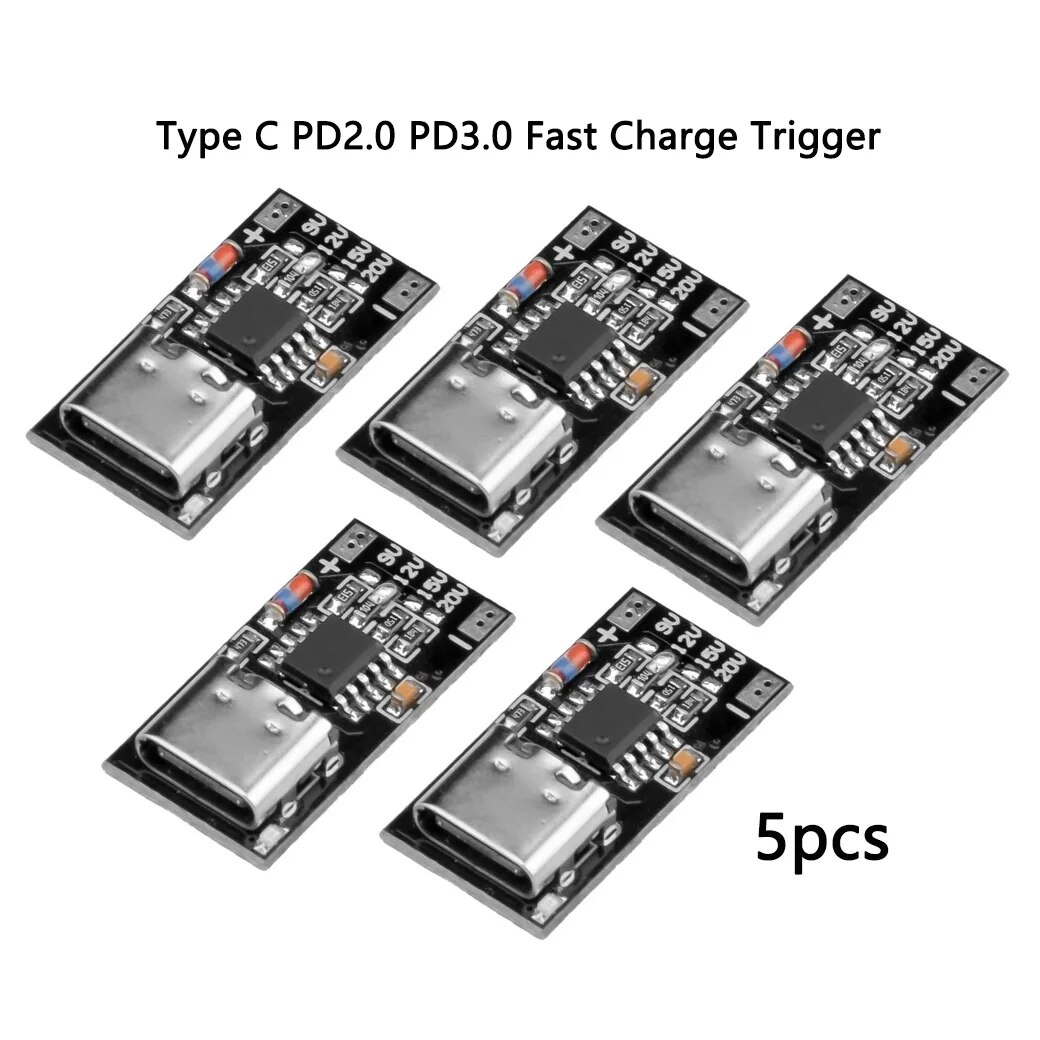 5pcs Type C PD2.0 PD3.0 Fast C - Co Detector Plug ulasan dan harga