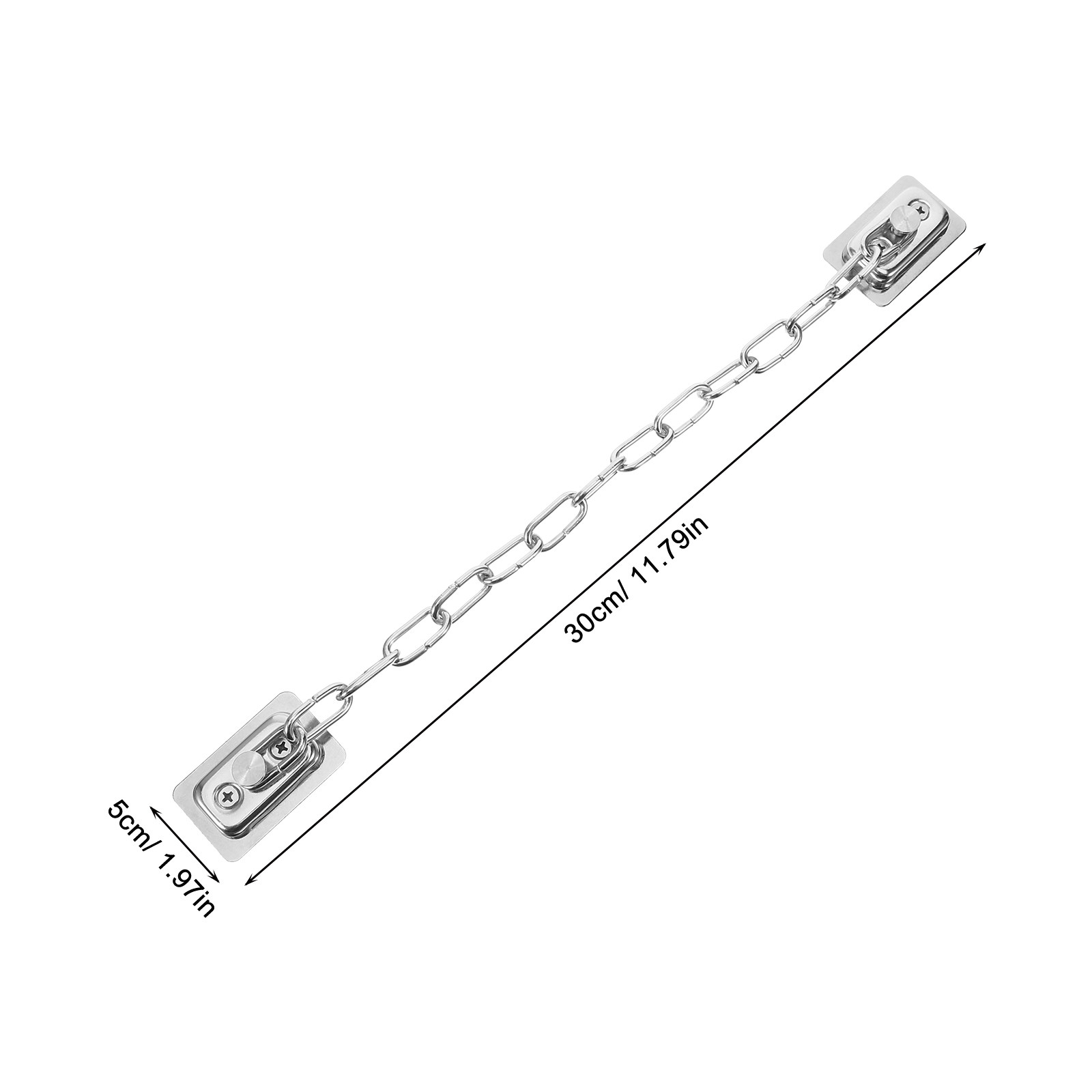 Professional Stainless Steel D - Security Chain Door ulasan dan harga