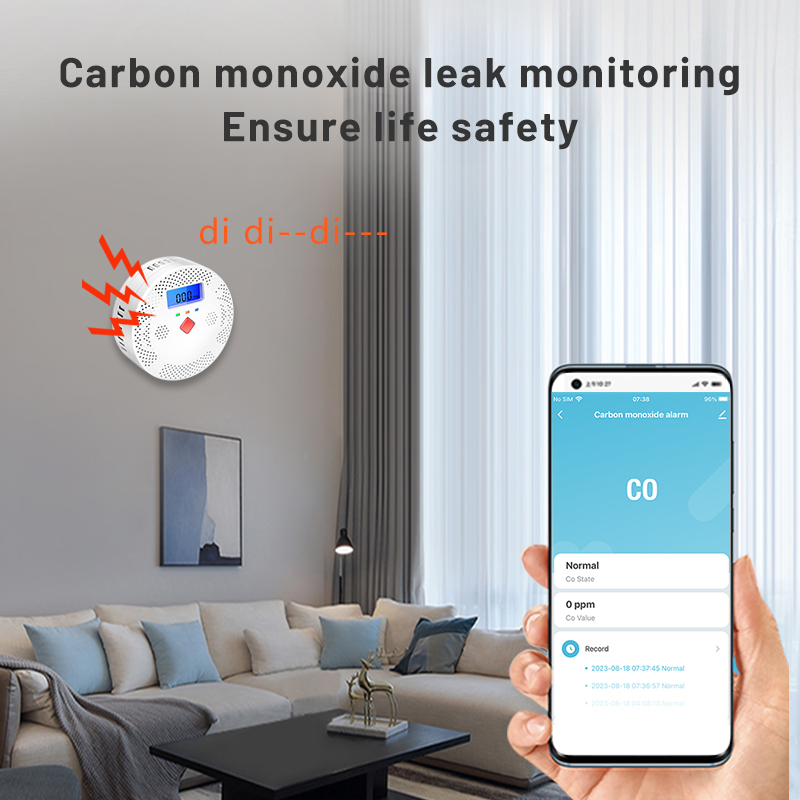 Tuya WiFi Smart Carbon Monoxid - Co Detector Plug ulasan dan harga