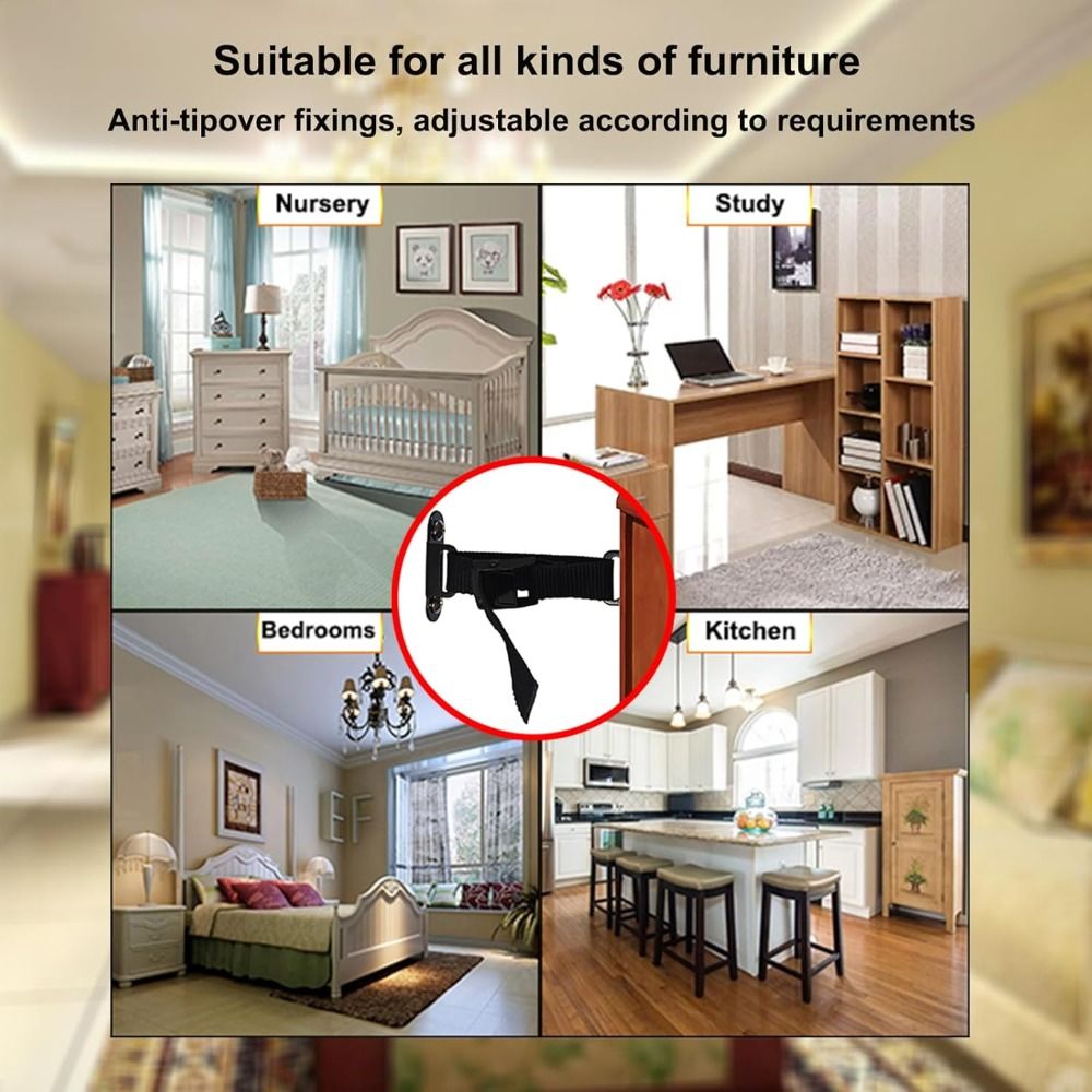 Earthquake Proof Furniture Anc - Earthquake Anchor Strap ulasan dan harga