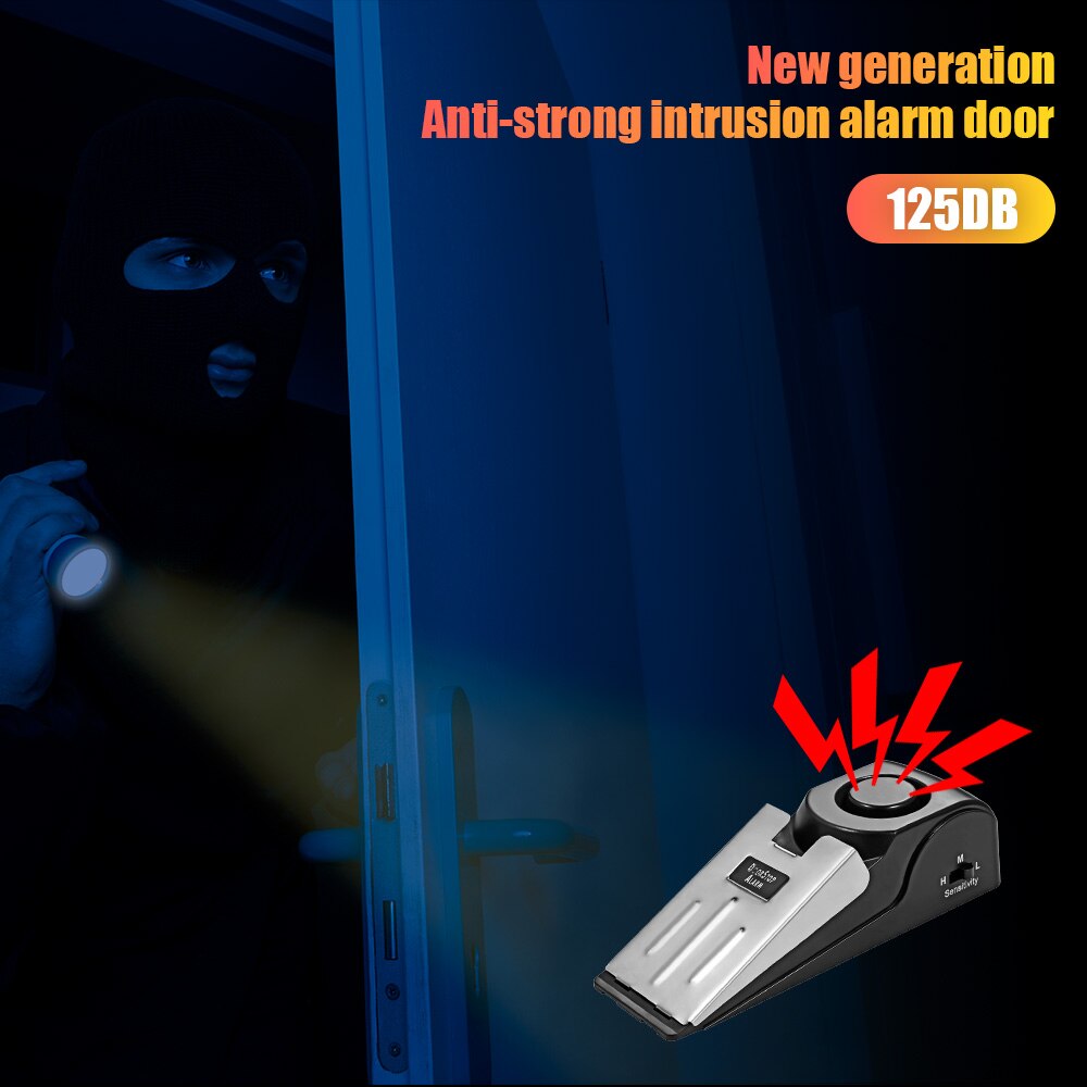 Wireless Door Stop Alarm Syste - Door Stop Alarm ulasan dan harga