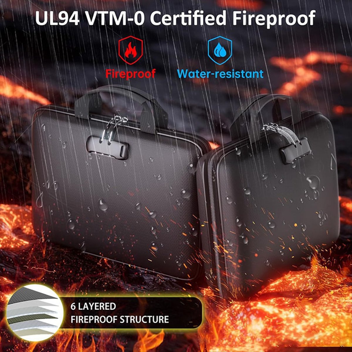 Fireproof Document Organizer B - Fire Safe Document ulasan dan harga