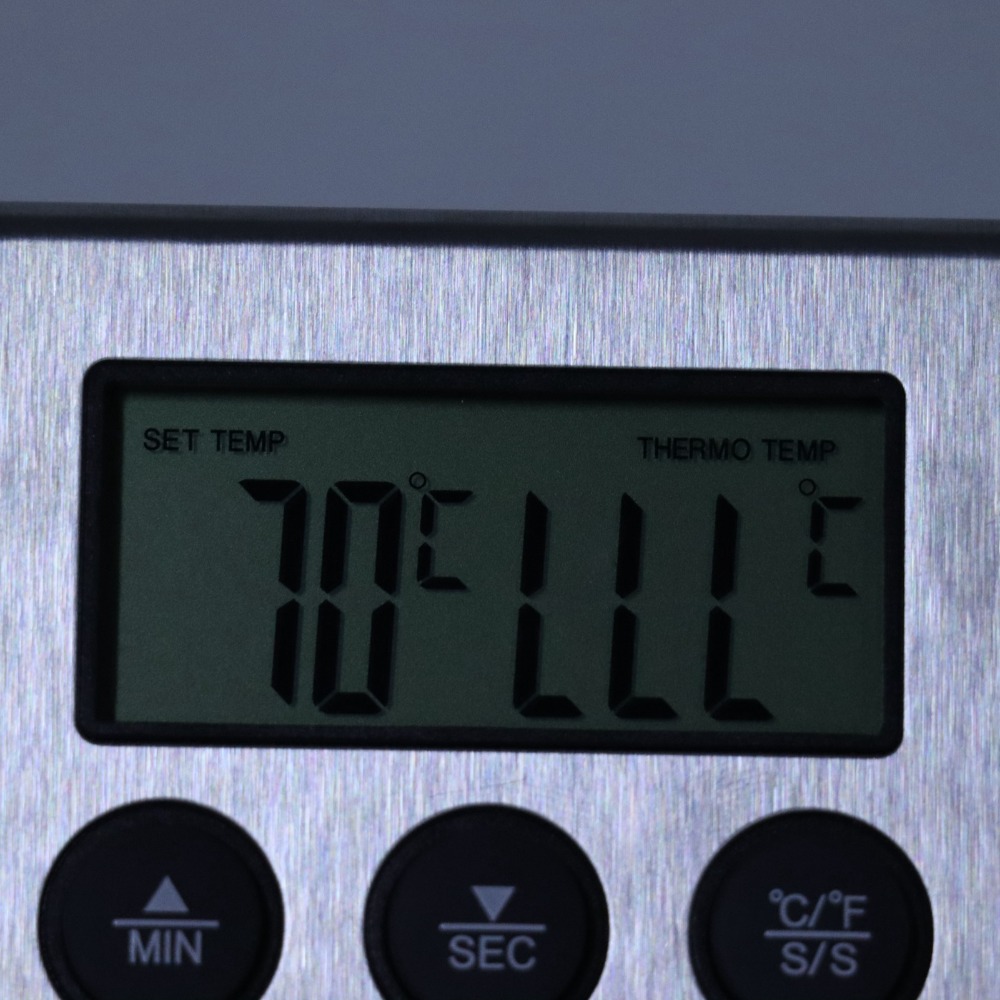 Silver Digital BBQ Meat Thermo - Pool Alarm Float ulasan dan harga
