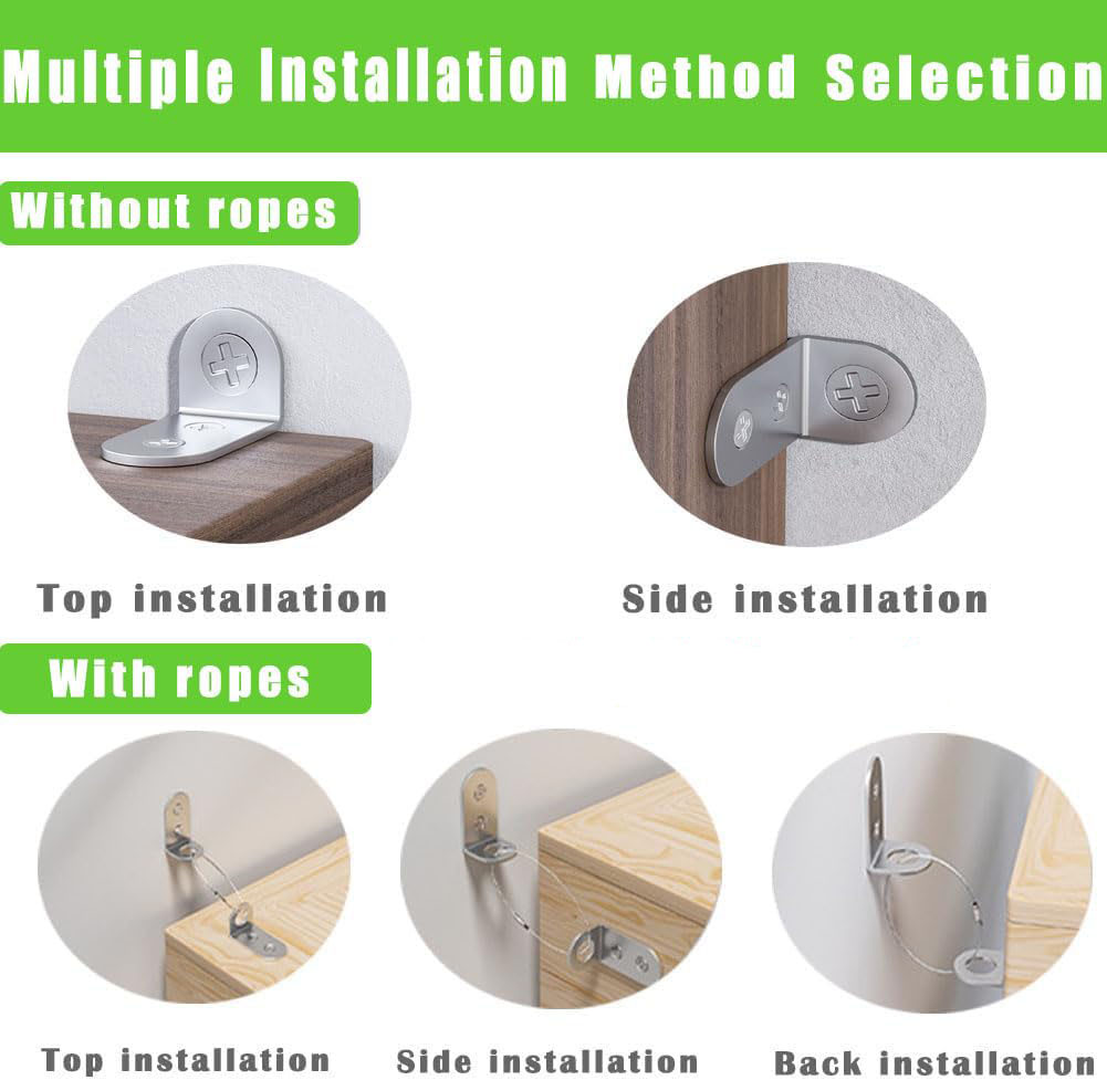 4pcs Furniture Anchors Earthqu - Earthquake Anchor Strap ulasan dan harga